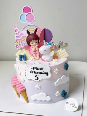 Mẫu bánh sinh nhật cho bé gái
