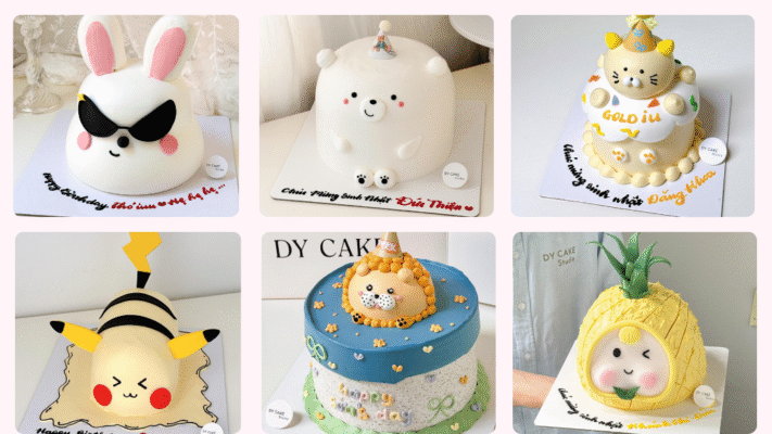 Mẫu bánh sinh nhật cho bé trai dạng 3D