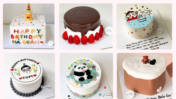 Mẫu bánh sinh nhật cho bé trai đơn giản